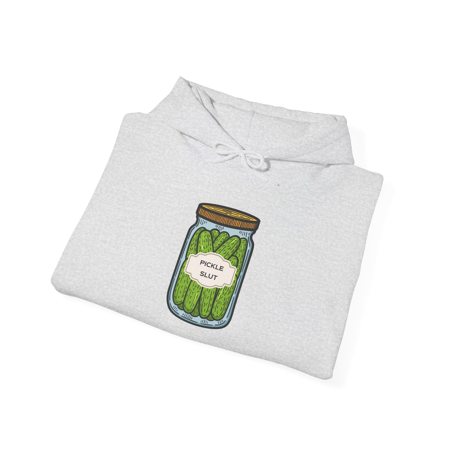 Long Sleeve Hooded "Pickle Slut" sweatshirt