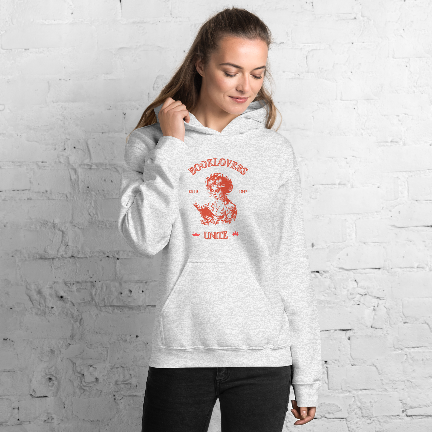 Booktroverts Unite Soft Hoodie