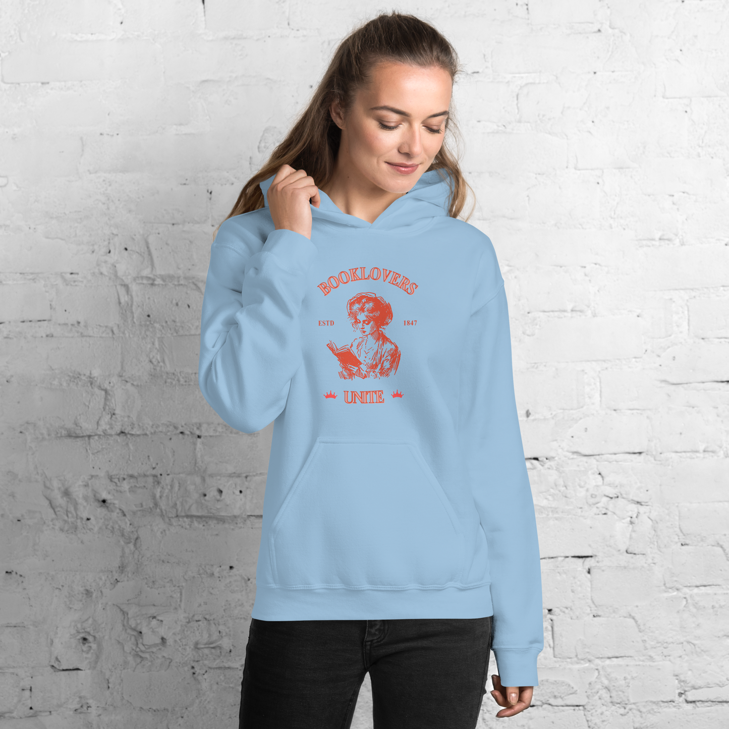 Booktroverts Unite Soft Hoodie