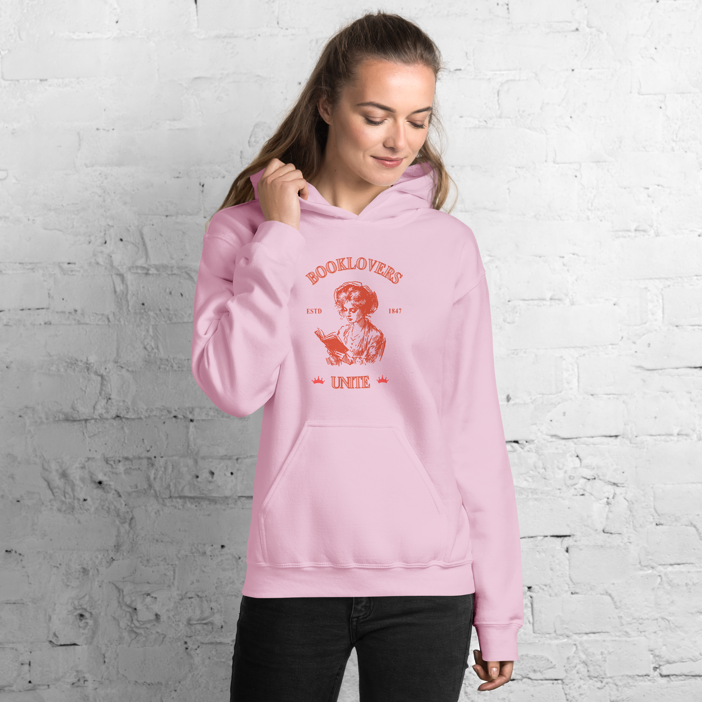 Booktroverts Unite Soft Hoodie