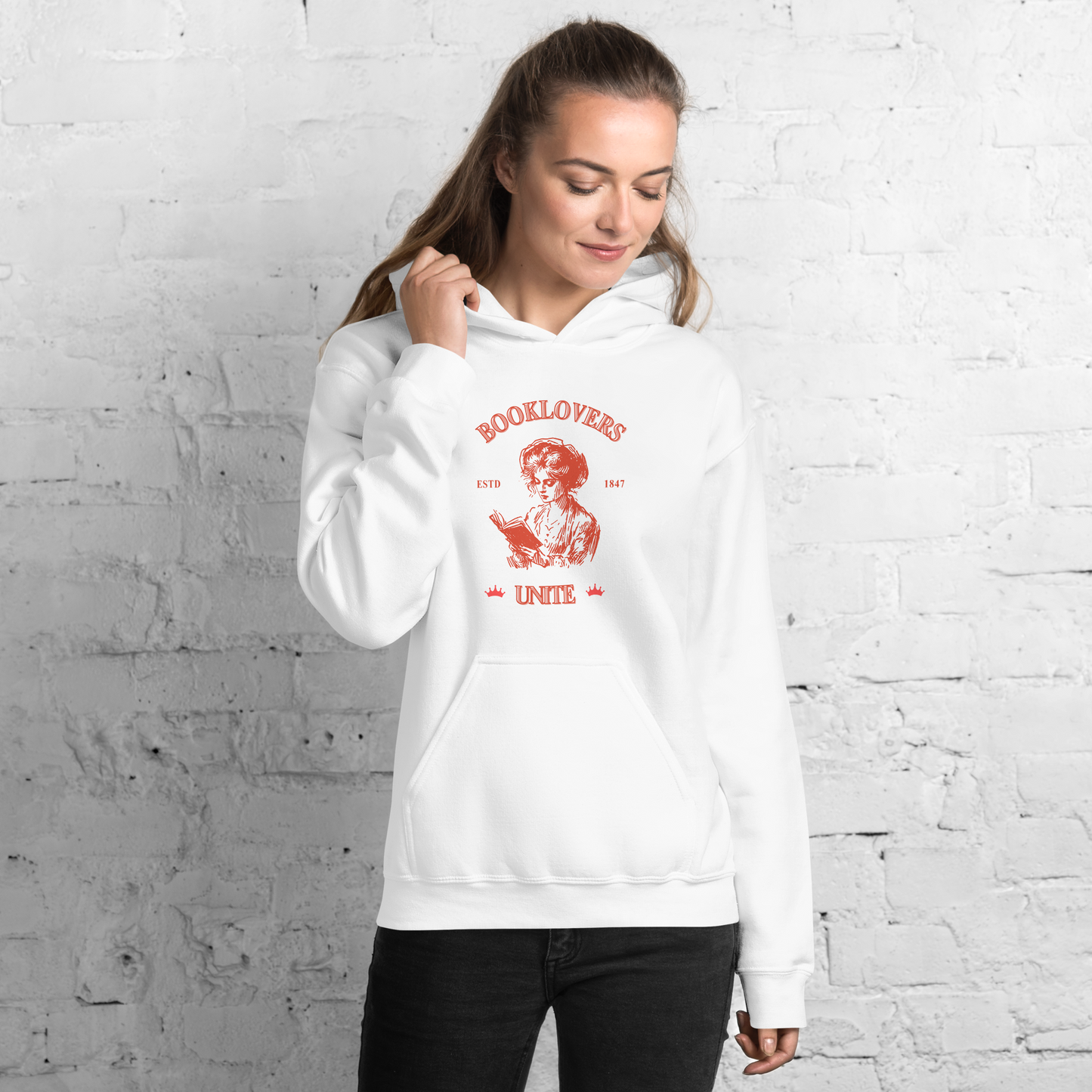 Booktroverts Unite Soft Hoodie